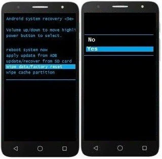 Como formatar o Alcatel Pop 4 pelo modo de recuperação?