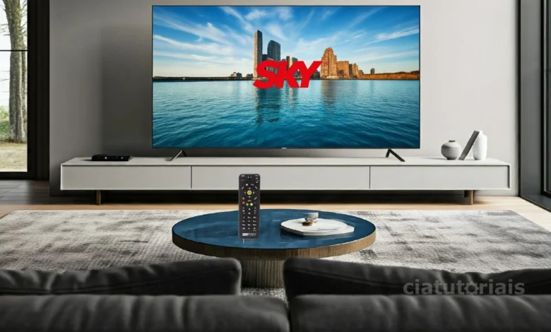 Como configurar controle Sky RC65SB?