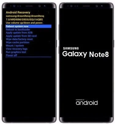 Como formatar Samsung Galaxy Note 8 pelo modo de recuperação?