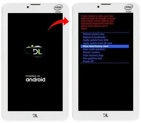 Como formatar o tablet DL TX315 pelo modo de recuperação?