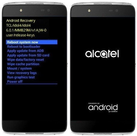 Como formatar o Alcatel Idol 4 pelo modo de recuperação?