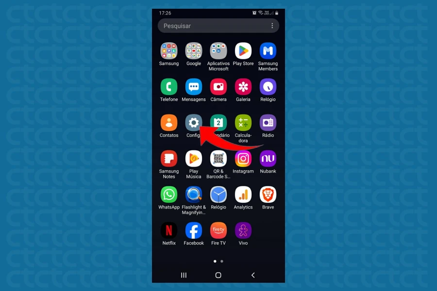 Passos para remover a conta Google no celular Samsung