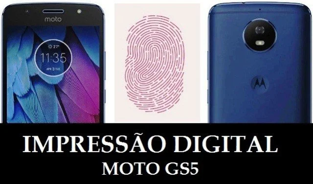 Como configurar impressão digital no Motorola Moto G5S
