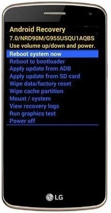Hard Reset LG K5