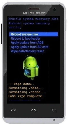 Como formatar o celular Multilaser MS40 pelo modo de recuperação?