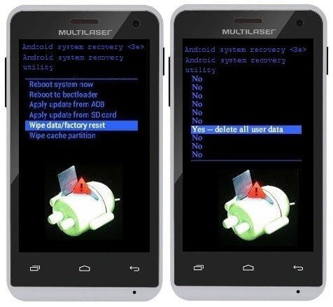 Como formatar o celular Multilaser MS40 pelo modo de recuperação?