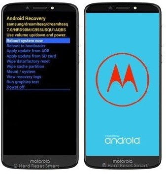 Como formatar Motorola Moto Z3 Play pelo modo de recuperação?