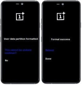 Como formatar o OnePlus 5T pelo modo de recuperação?