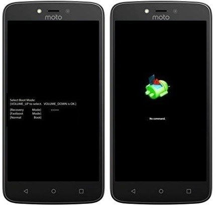 Como formatar o Motorola Moto C Plus pelo modo de recuperação?