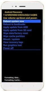 Como formatar Xiaomi Mi A1 desligado?