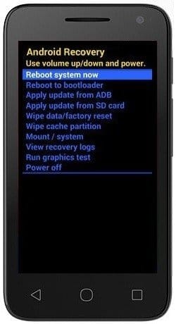 Como formatar o Alcatel U3 pelo modo de recuperação?