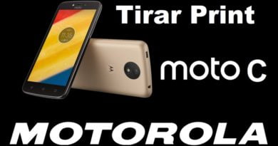 Como tirar Print no Motorola Moto C Plus Como tirar Print no Motorola Moto C Plus