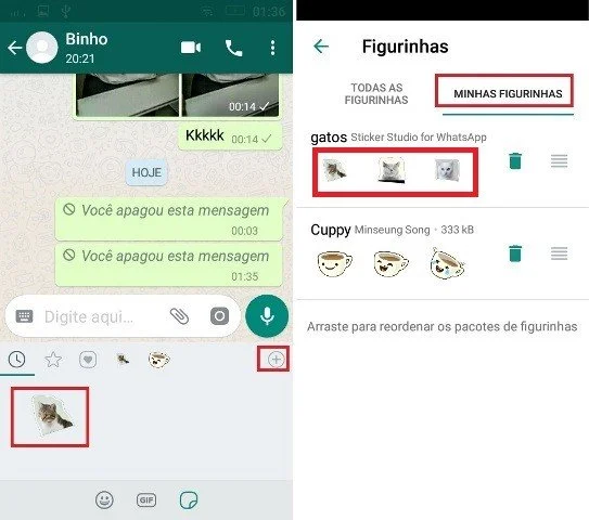 Como criar Stickers