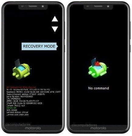Como formatar Motorola One através do modo de recuperação?