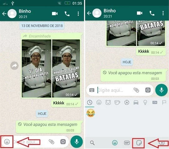 Como criar Stickers