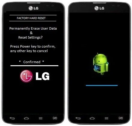 Hard reset LG G Pro Lite