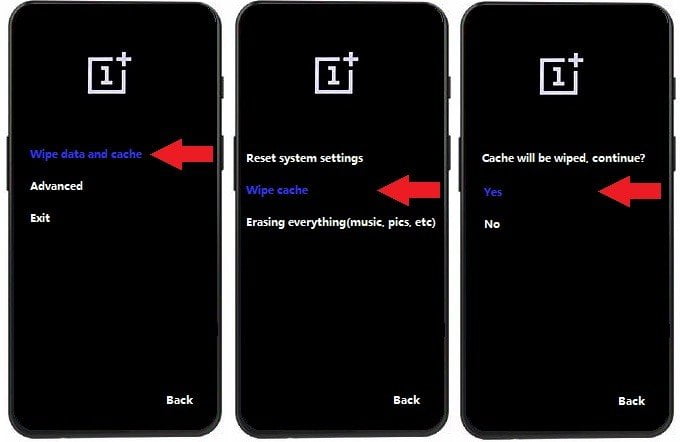 Como formatar o OnePlus 6T pelo modo de recuperação?