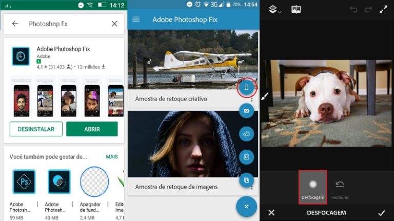 Como desfocar o fundo da imagem