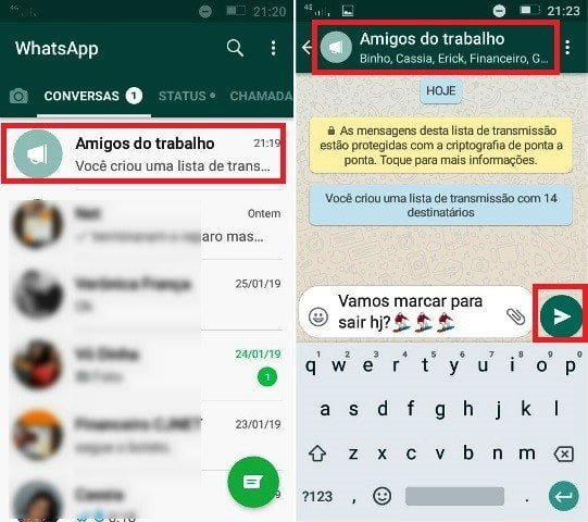 Como enviar mensagens para vários contatos do WhatsApp (2019) - Cia ...