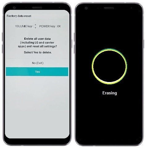 Hard Reset LG Q9