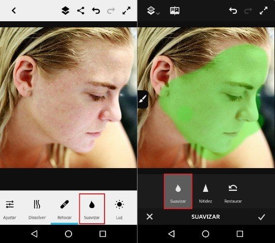 Como remover manchas do rosto em fotos?