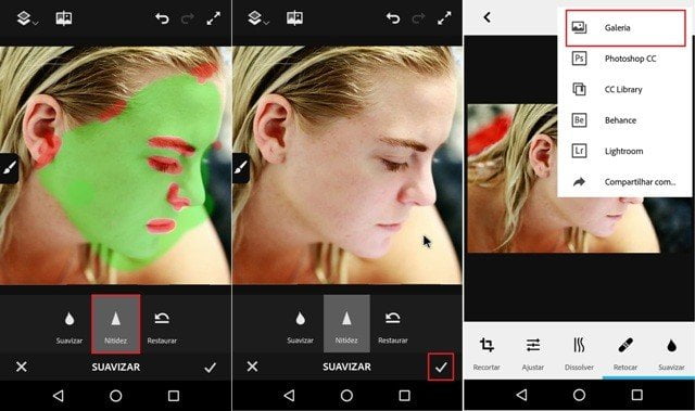 Como remover manchas do rosto em fotos?