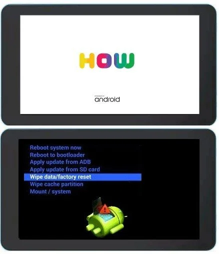 Como formatar tablet How Max Quad pelo modo de recuperação?