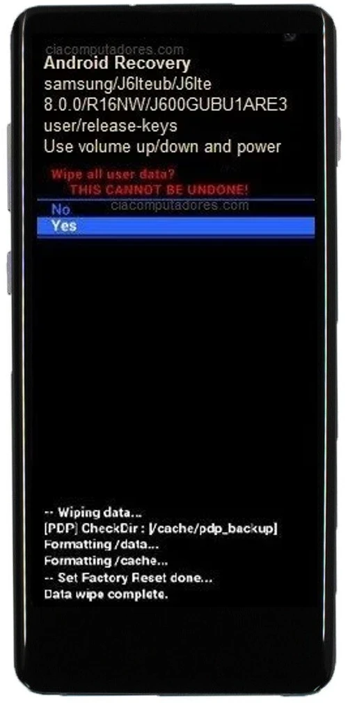 Como formatar Samsung Galaxy S10 pelo modo de recuperação?