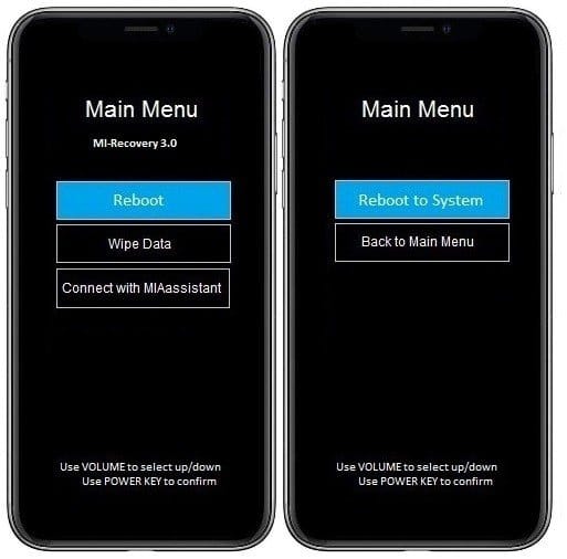 Como formatar o Xiaomi Mi 9 desligado?