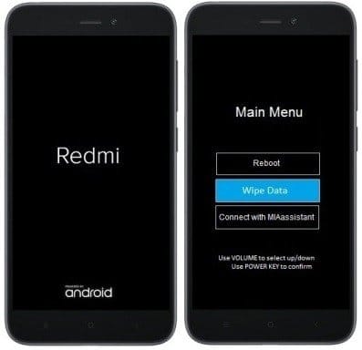 Como formatar o Xiaomi Redmi GO através do modo de recuperação?