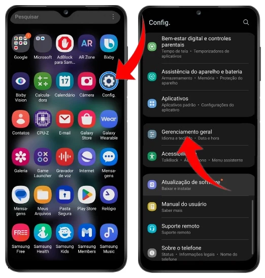Como formatar Samsung Galaxy M30 pelas configurações?