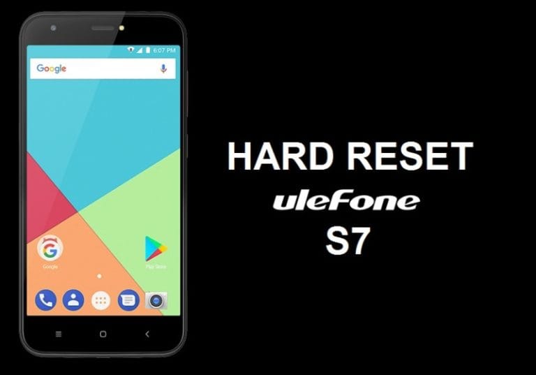 Como formatar Ulefone S7 e S8