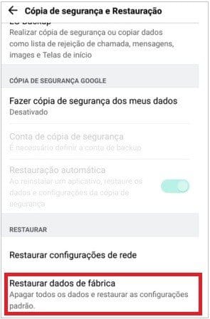 Restaurar LG K12 ligado