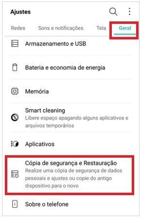 Restaurar LG K12 ligado
