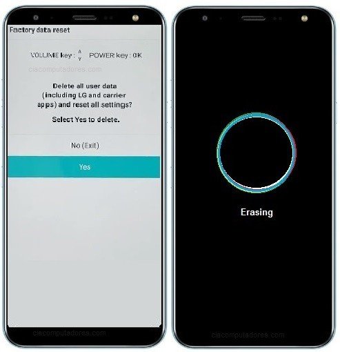 Hard Reset LG K12
