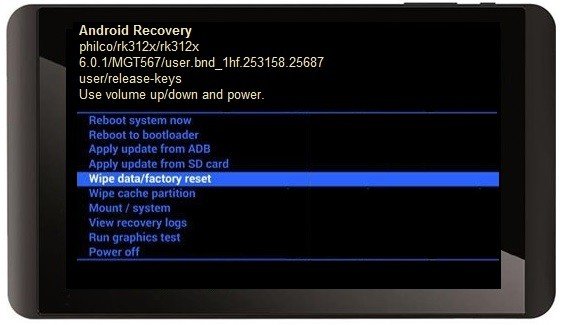 Como formatar o tablet Philco pelo modo de recuperação?