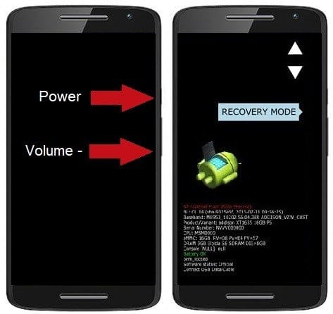 Como formatar Motorola Moto X Play pelo modo de recuperação?