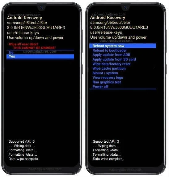 Como formatar o Samsung Galaxy A70 pelo modo de recuperação?