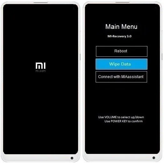 Como formatar Xiaomi Mi Mix 2S pelos botões?