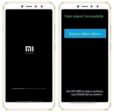 Como formatar Xiaomi Redmi S2 pelos botões?