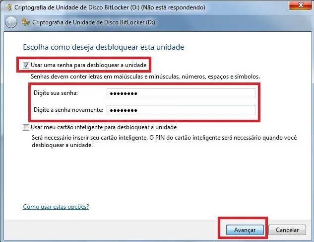 Como colocar senha no Pendrive?