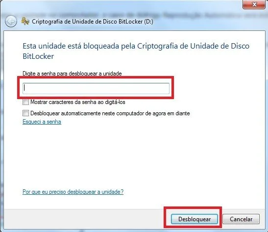 Como colocar senha no Pendrive?