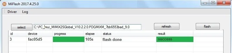 Instalação Stock ROM Xiaomi através do Fastboot (Método 2)