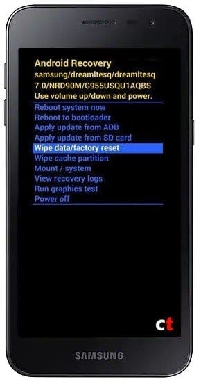 Como formatar o Samsung Galaxy J2 Core pelo modo de recuperação?