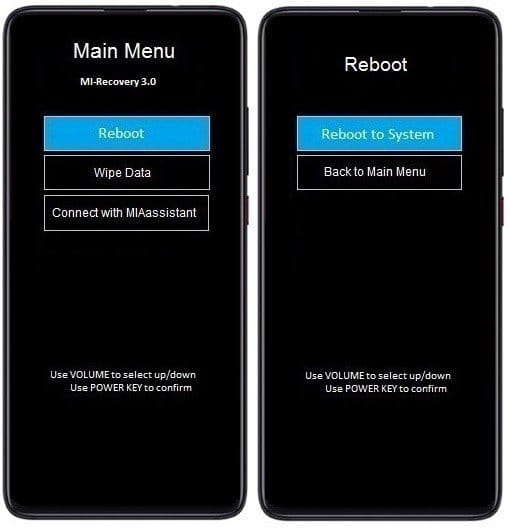 Hard Reset Xiaomi Redmi K20 pelos botões