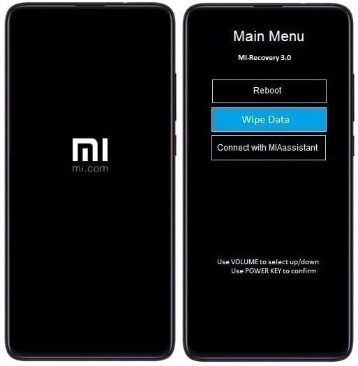 Hard Reset Xiaomi Redmi K20 pelos botões
