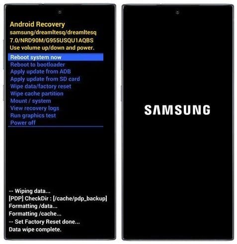 Como formatar Samsung Galaxy Note 10 pelo modo de recuperação?