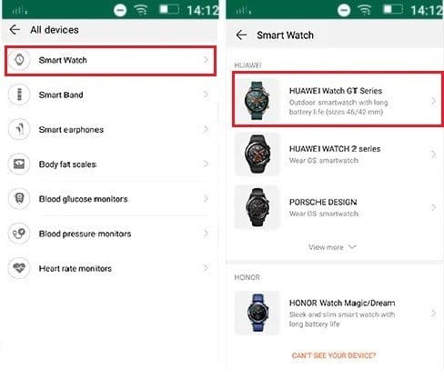Como emparelhar o Huawei Watch GT