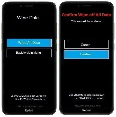 Como formatar Xiaomi Redmi 7A pelo modo de recuperação?