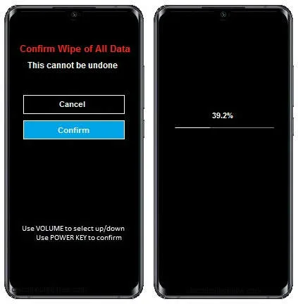 Como formatar Xiaomi Mi Note 10 pelo modo de recuperação?